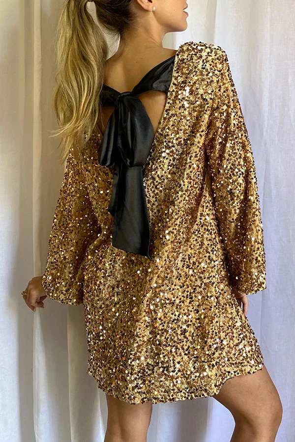 Elisa® | Elegant Glitter Dress - Image 7