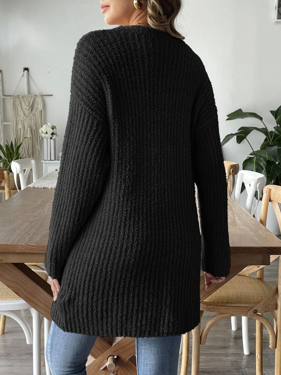 Elisa | Long sleeve open front cardigan - Image 8