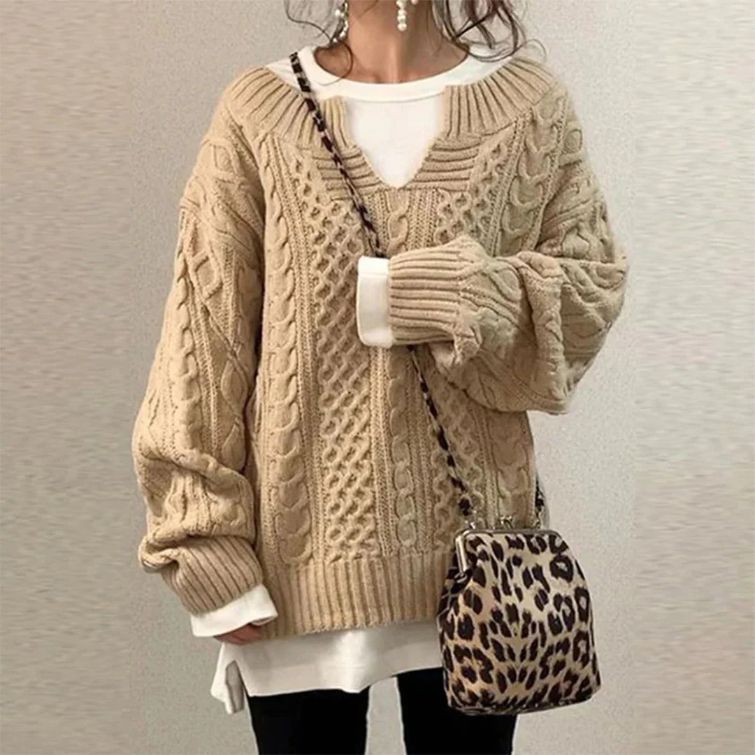 Elizabeth | Cable-knit Winter Sweater - Image 5