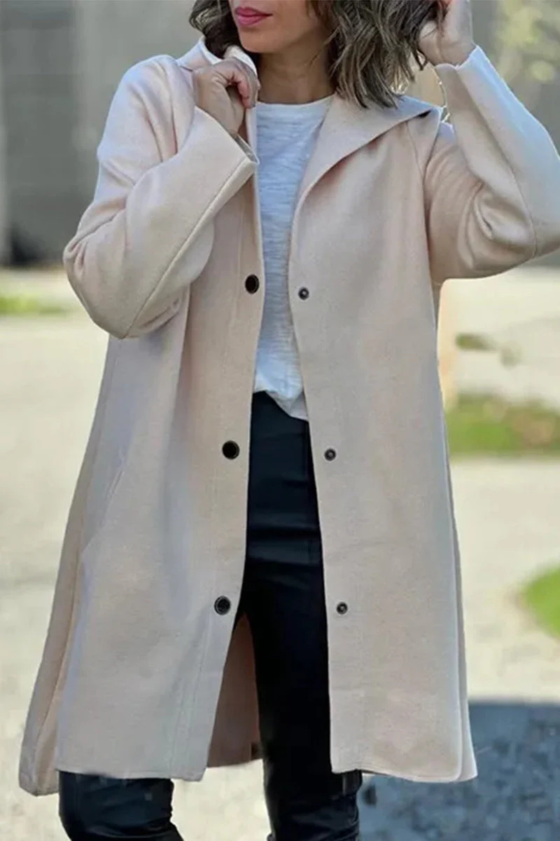 Ella | Casual, daily outerwear with pocket buttons and hood - Image 3