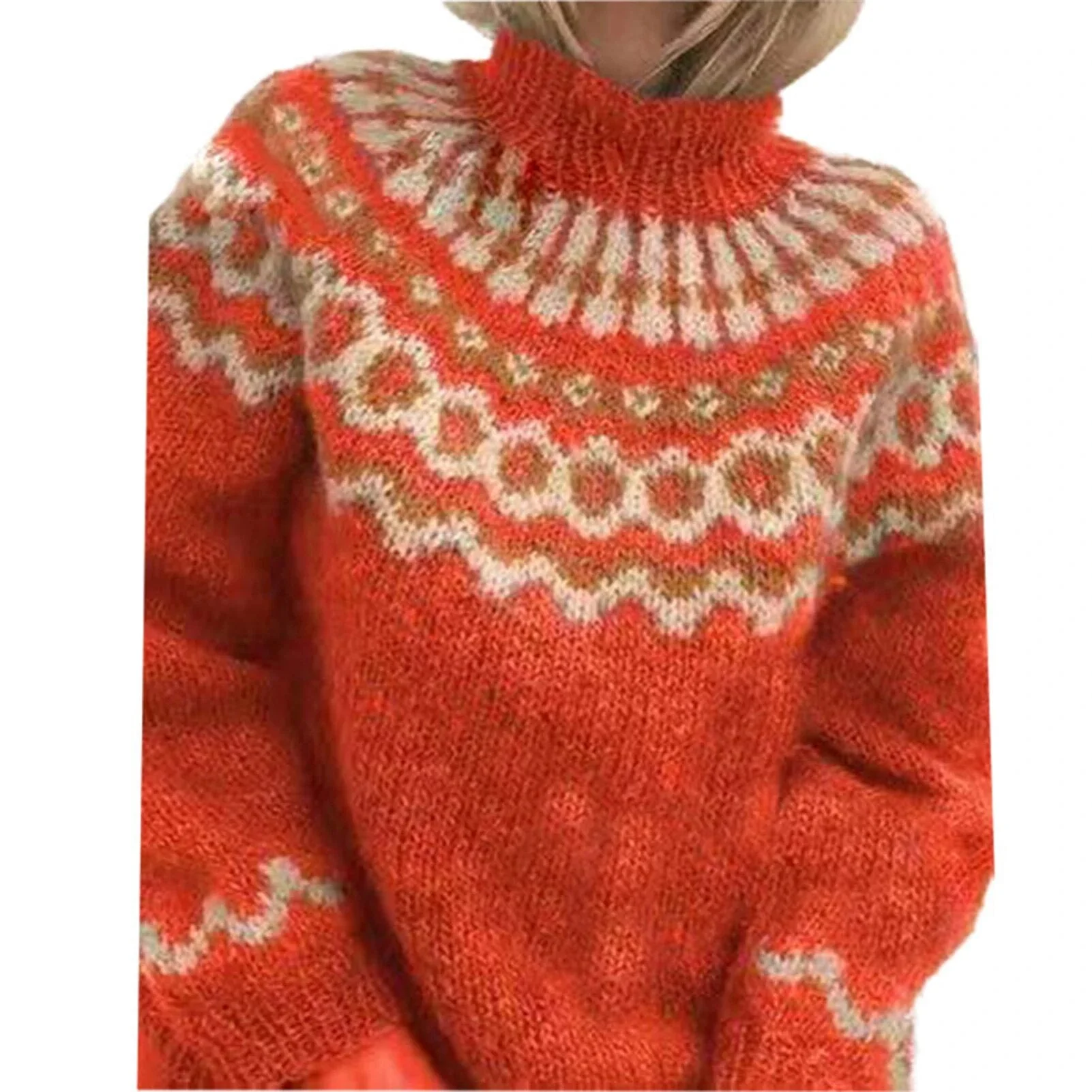 Ellie | Turtleneck knitted sweater for women - Image 3