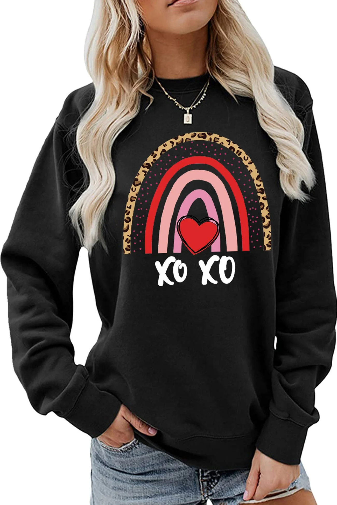 Elsa | Rainbow graphic sweatshirt - Image 8