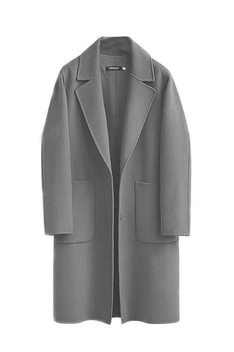 Elsbeth | Casual street pocket outerwear with reversible collar - Image 6