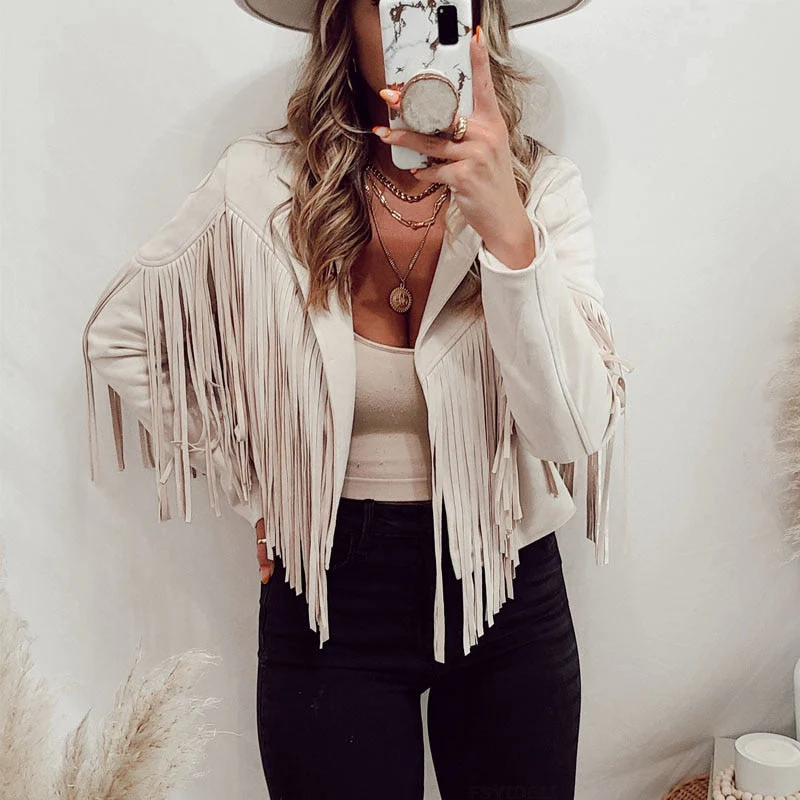 Elsbeth® | Suede jacket with fringes - Image 5