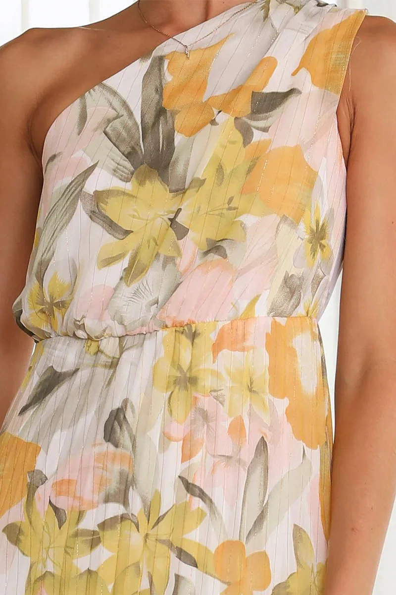Elvia® | Printed Dress With Dropped Sleeves - Image 2