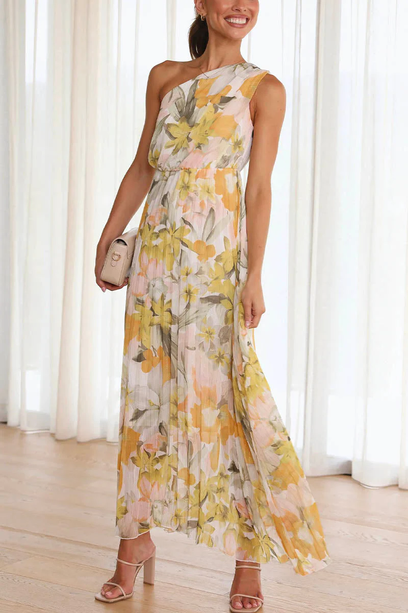 Elvia® | Printed Dress With Dropped Sleeves - Image 3