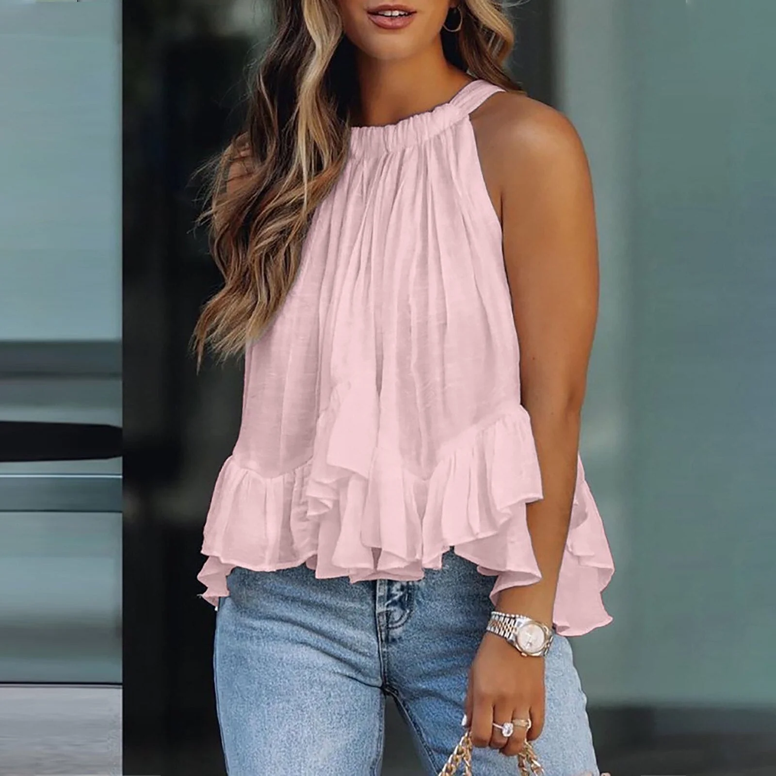 Elvira® | Elegant women's ruffle top - Image 4