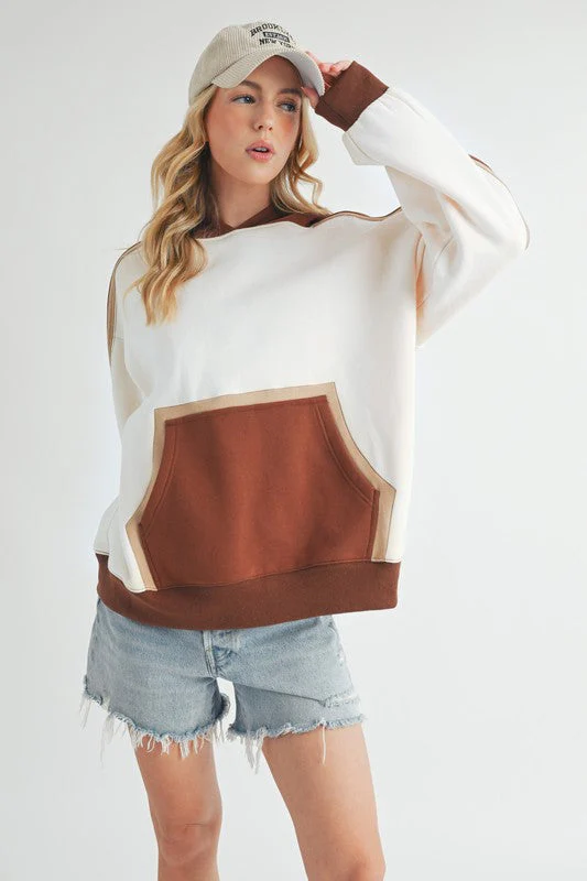 Elvira | Kate color block hoodie - Image 5