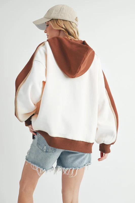 Elvira | Kate color block hoodie - Image 8