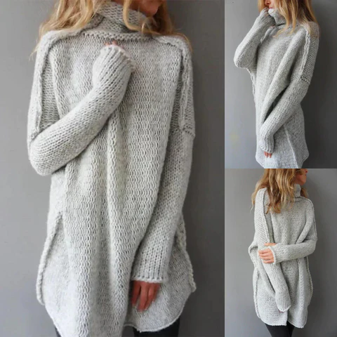 Elvira® | Large grey sweater - Image 4