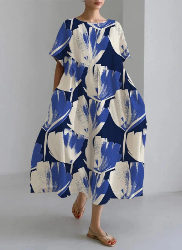 Emerenciana® | Loose Dress With A Round Neckline - Image 2