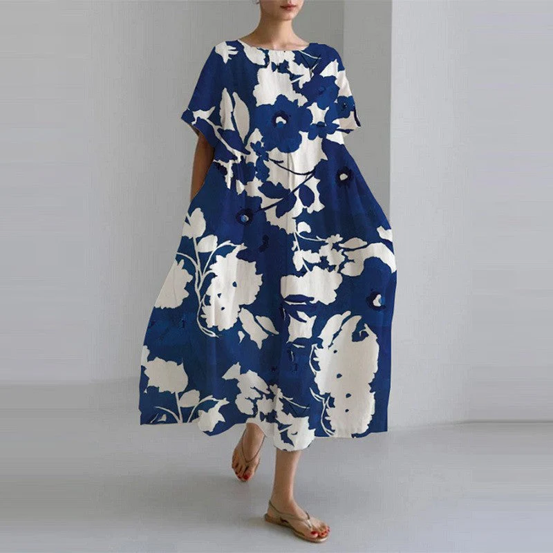 Emerenciana® | Loose Dress With A Round Neckline - Image 3