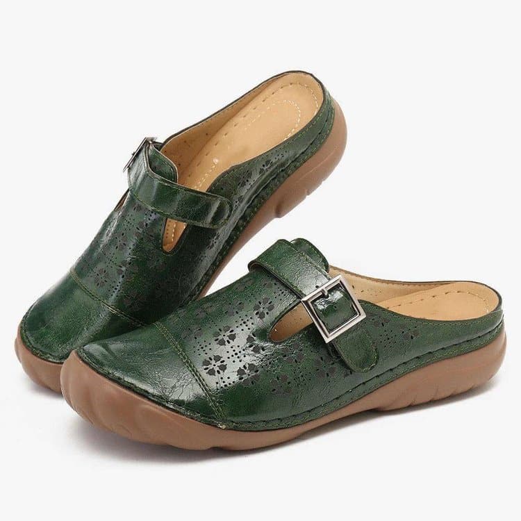 Emilia® | Comfortable women's leather clogs comfort width - Image 5