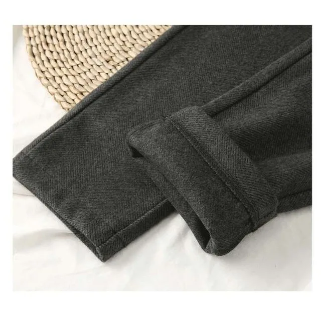 Emilia® | Formal Tweed Trousers High-Waisted Style - Image 8