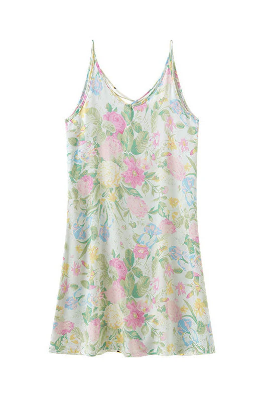 Emilia® | Printed Camisole Dress With Crossed Straps At The Back - Image 3