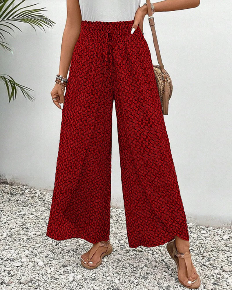 Erika® | Women'S Trousers With Geometric Print
