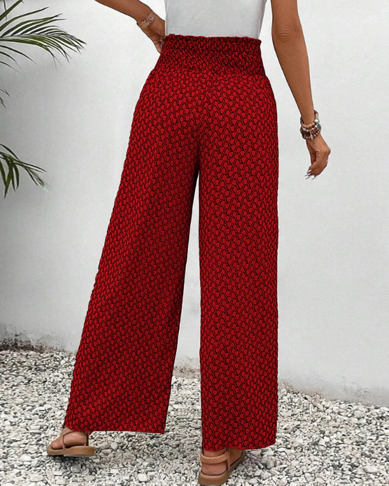 Erika® | Women'S Trousers With Geometric Print - Image 3