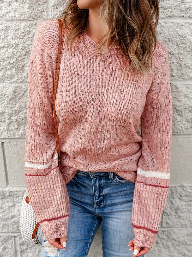 Estefanía | Marbled knit sweater