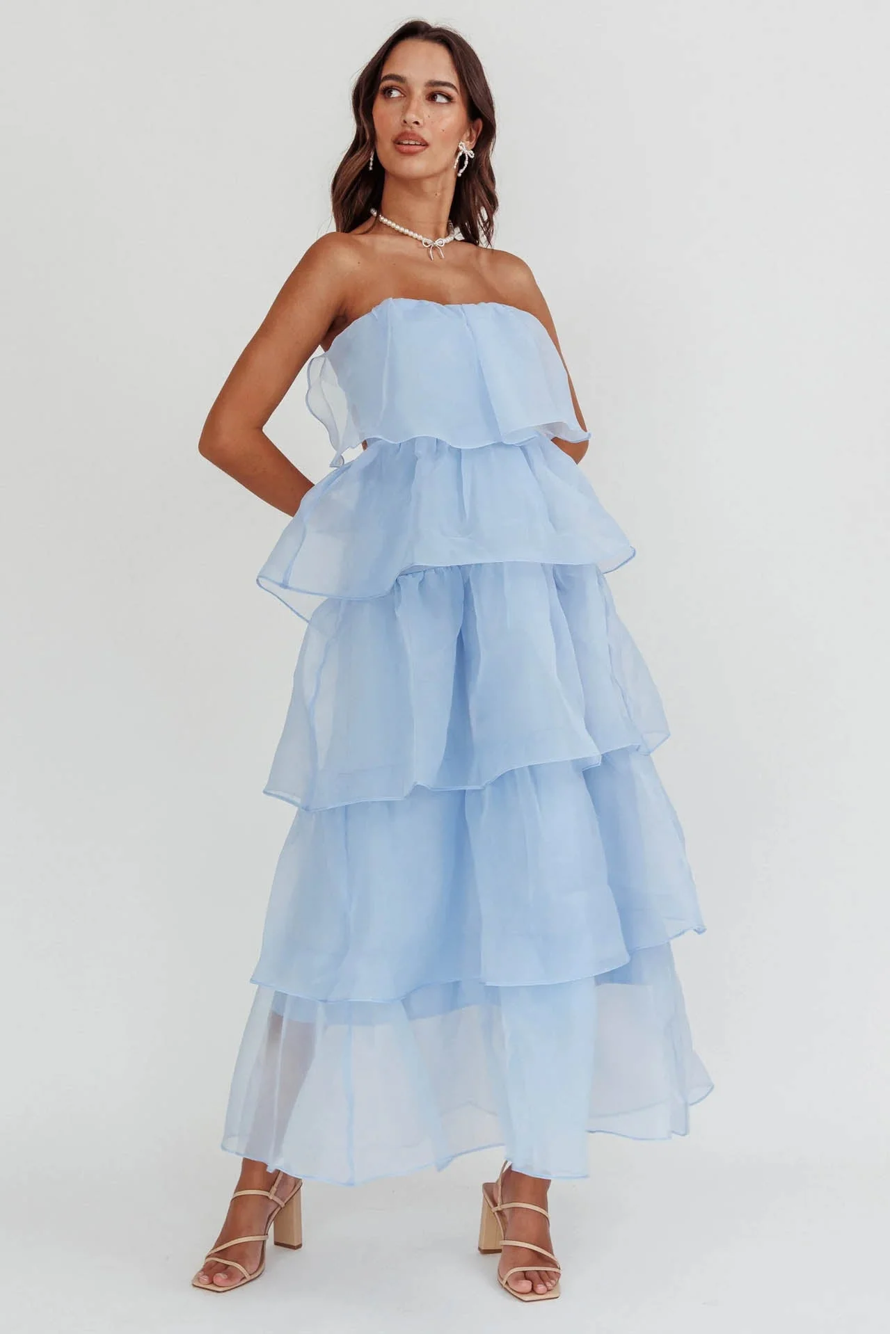 Estefanía® | Sunlit Ruffle Cascade Dress - Image 13