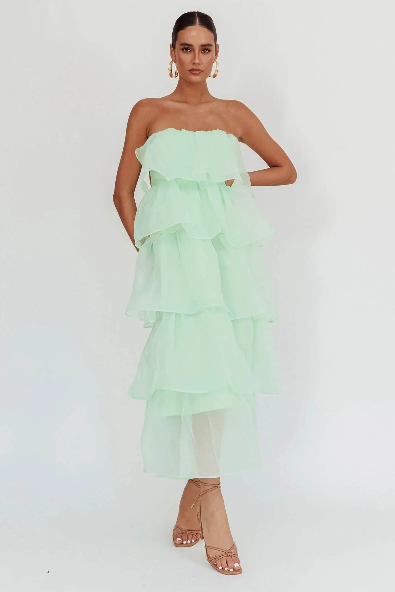 Estefanía® | Sunlit Ruffle Cascade Dress - Image 16