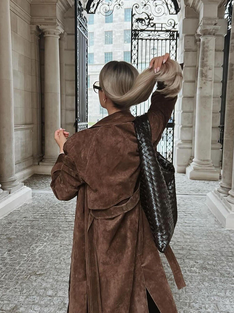 Estela | Elegant classic trench coat for women - Image 2