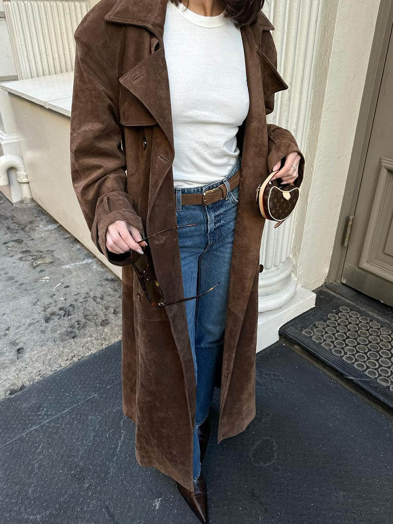 Estela | Elegant classic trench coat for women - Image 6