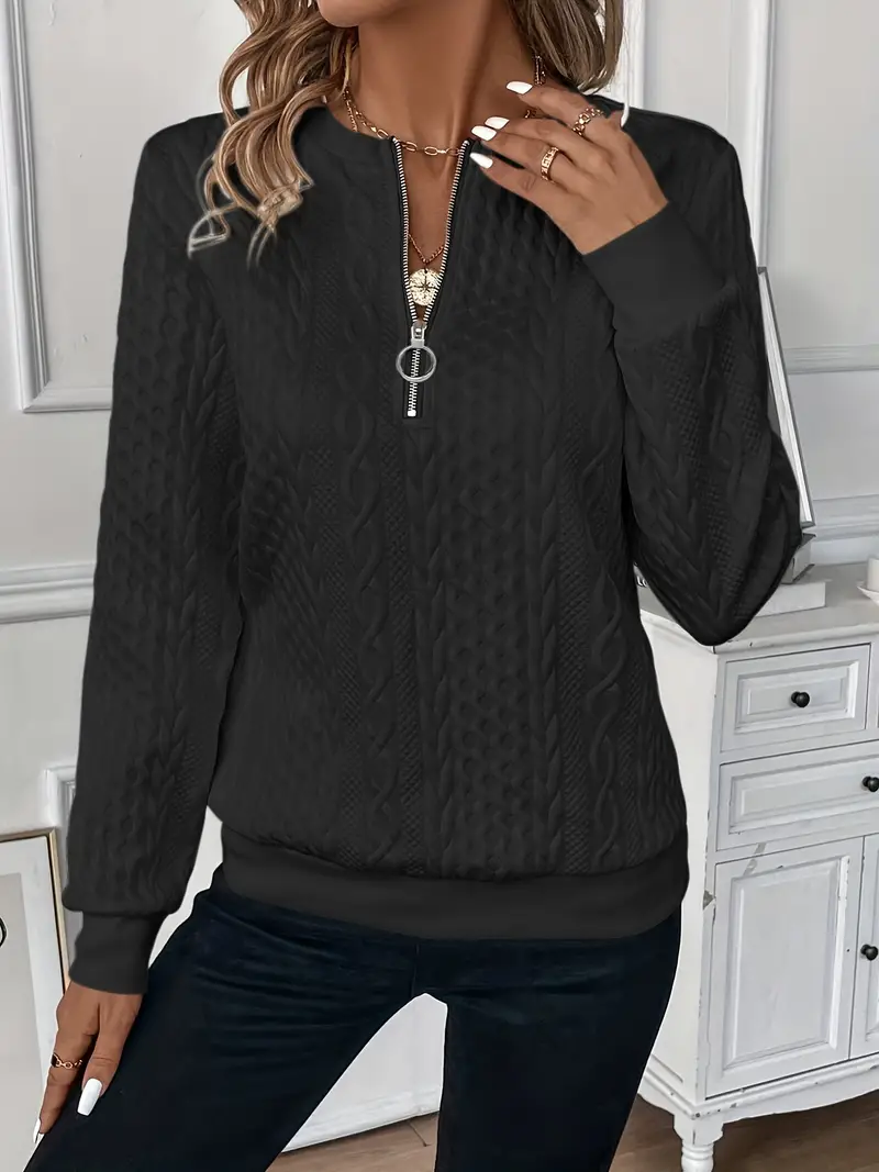 Estela® | Elegant Zip Up Sweatshirt - Image 11