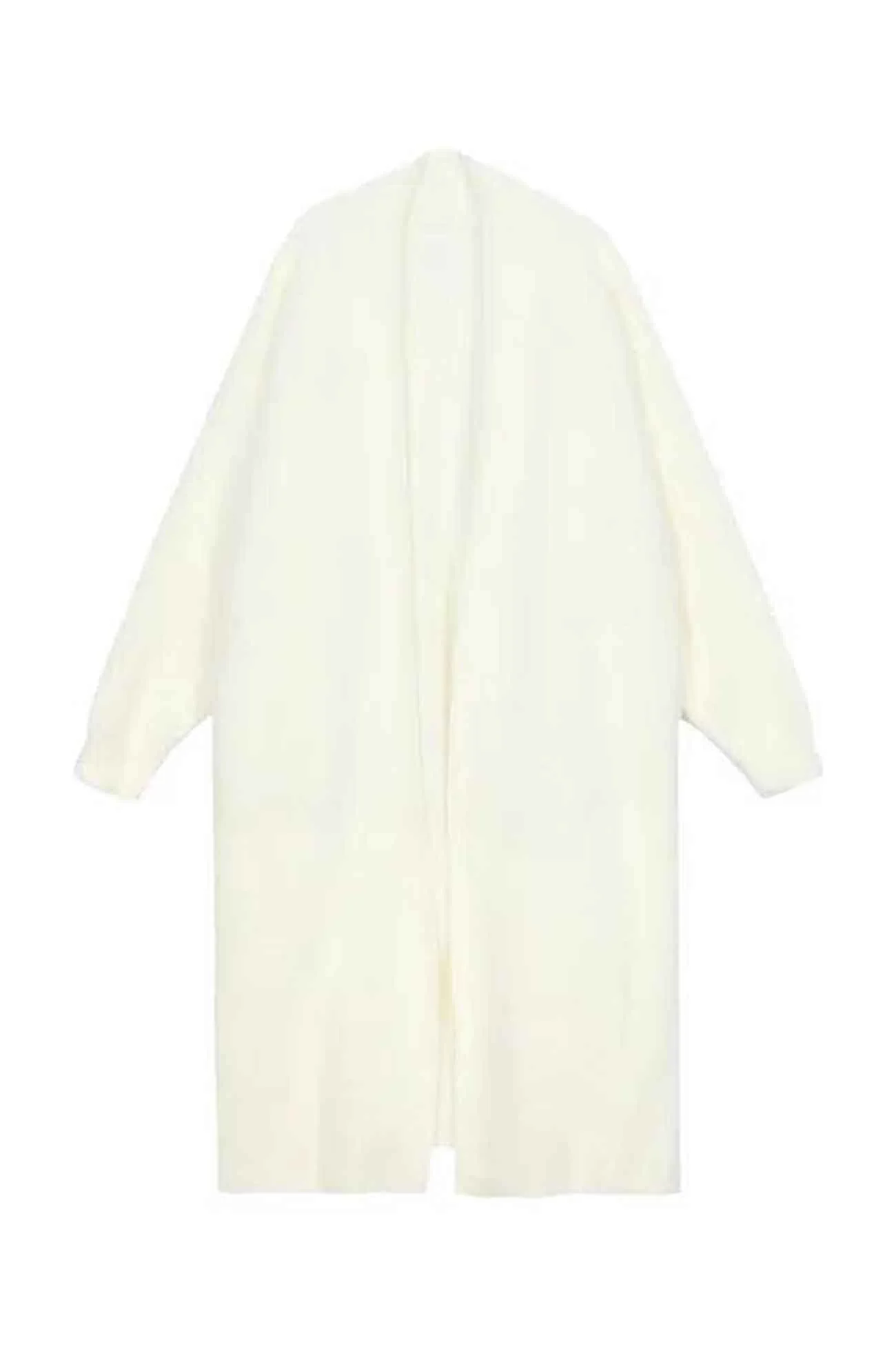 Estela | Plain, fluffy long cardigan - Image 10