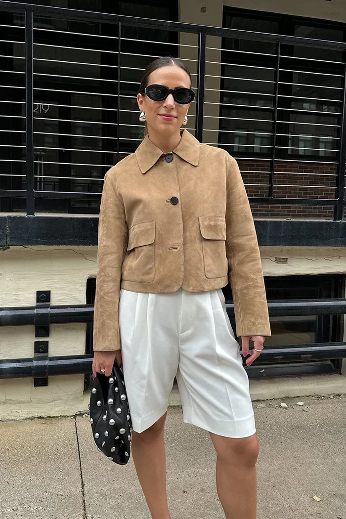 Estela® | SUEDE JACKET WITH POCKET