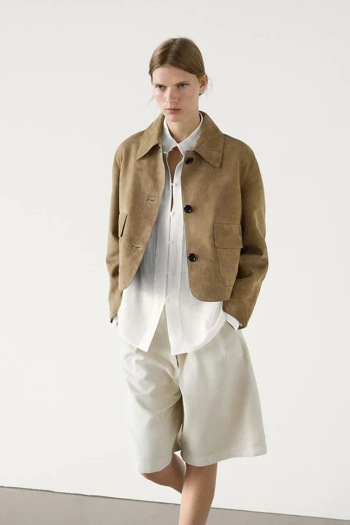 Estela® | SUEDE JACKET WITH POCKET - Image 2