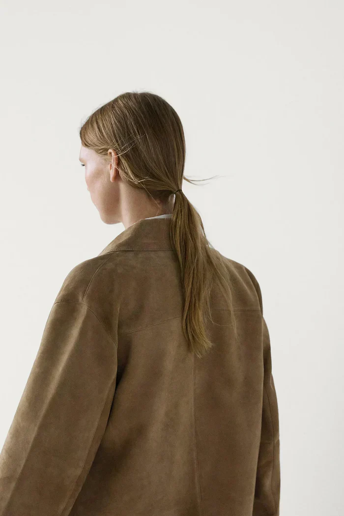Estela® | SUEDE JACKET WITH POCKET - Image 4