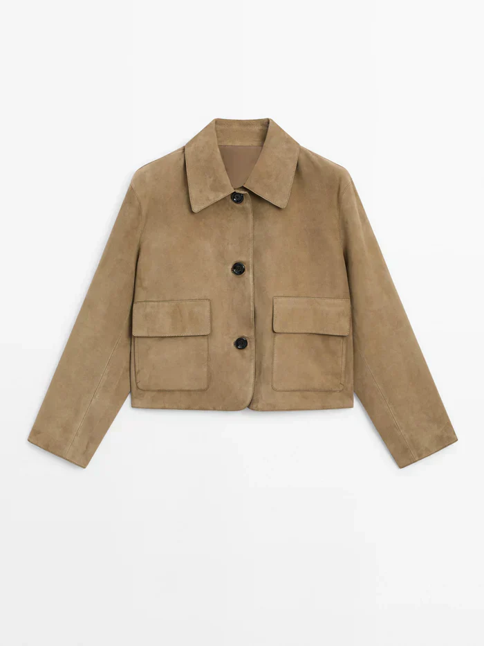 Estela® | SUEDE JACKET WITH POCKET - Image 6