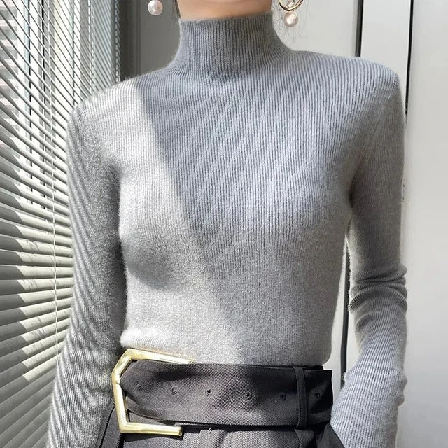 Esther | Negasi women's half turtleneck sweater - Image 5