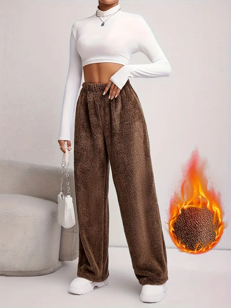 Eugenia | Knitted fleece pants - Image 4