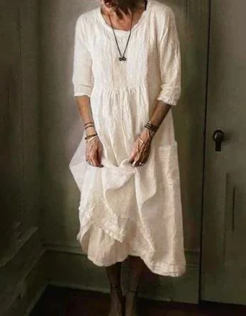 Eugenia® | Oversized Women'S Linen And Cotton Dress - Image 3