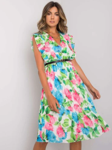 Eugenia® | Women'S Floral Ruffle Midi Dress - Image 11