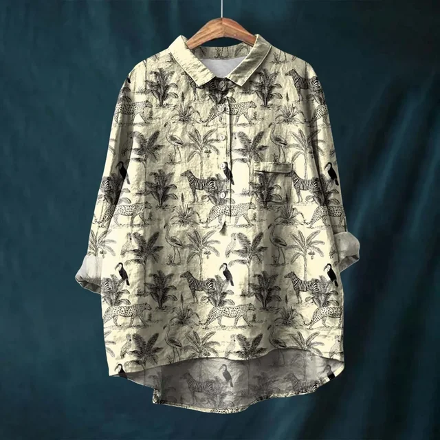 Eva® | Cotton And Linen Blouse - Image 9