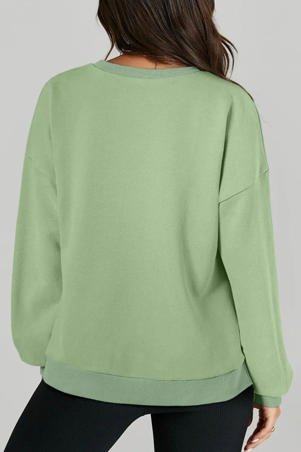 Eva | Long-sleeved crew neck sweatshirt - Image 2