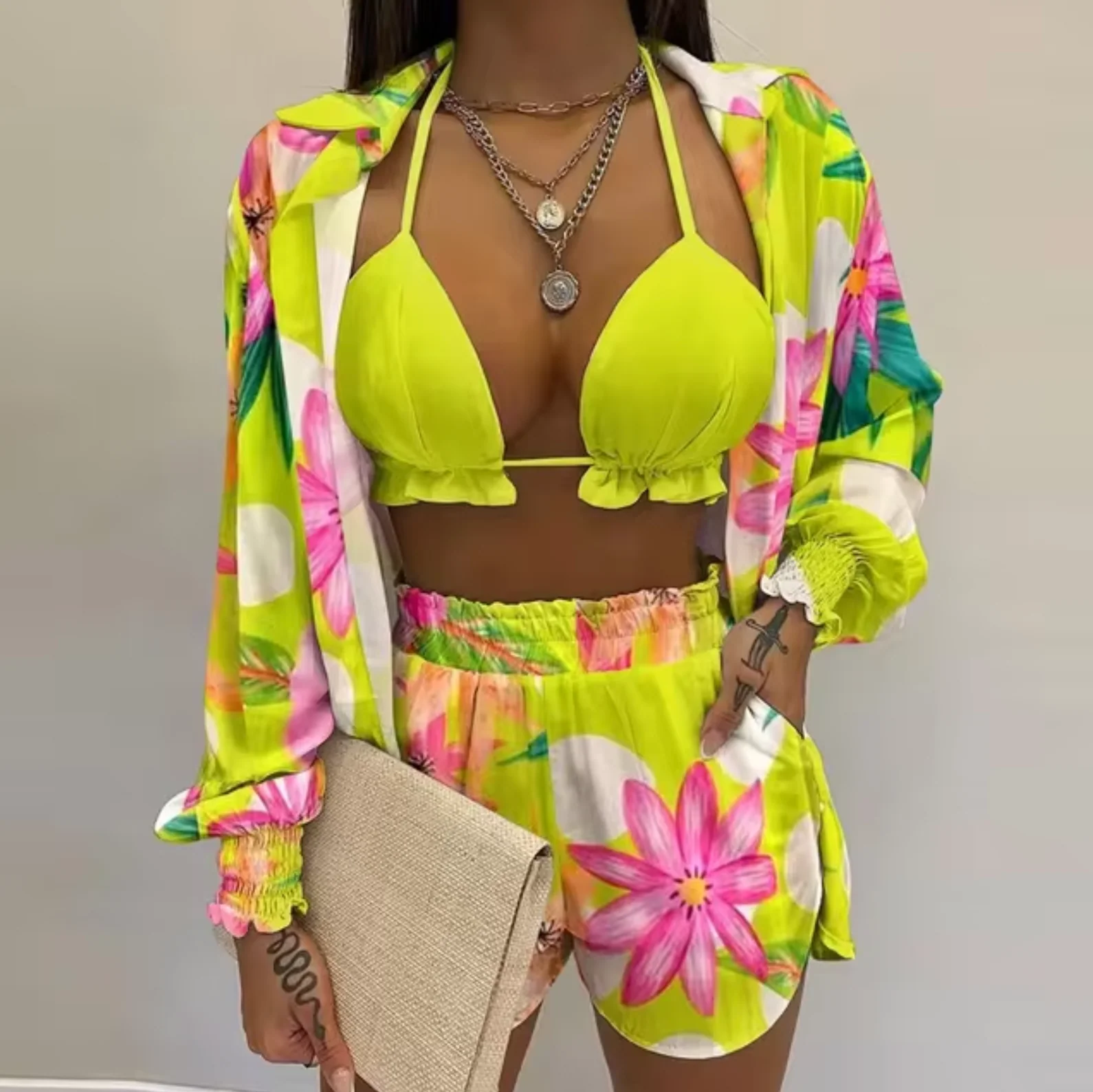 Eva® | Vibrant Print Swimsuit Set - Image 4