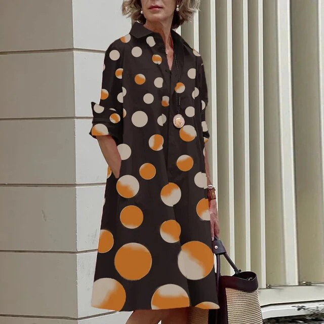Eva® | Vintage Long Sleeve Dress - Image 10