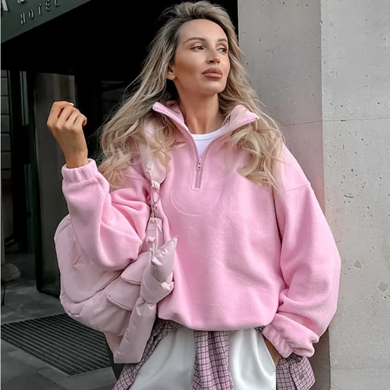 Fabiana | Comfortable pullover jacket for women - Image 3