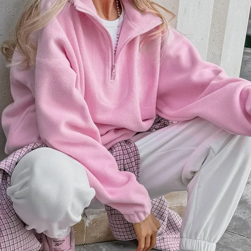 Fabiana | Comfortable pullover jacket for women - Image 4