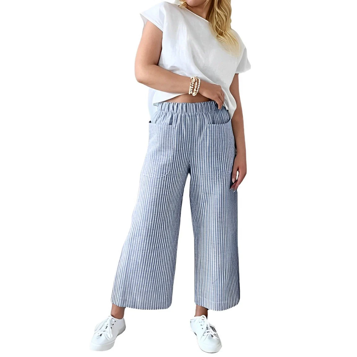 Fabiana® | Relaxed Cotton Trousers For Summer - Image 4