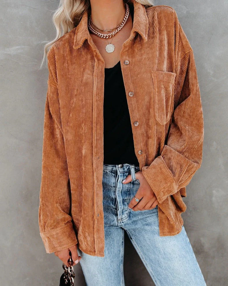 Fabiana® | Women's shirt with vintage collar and button placket - Image 7