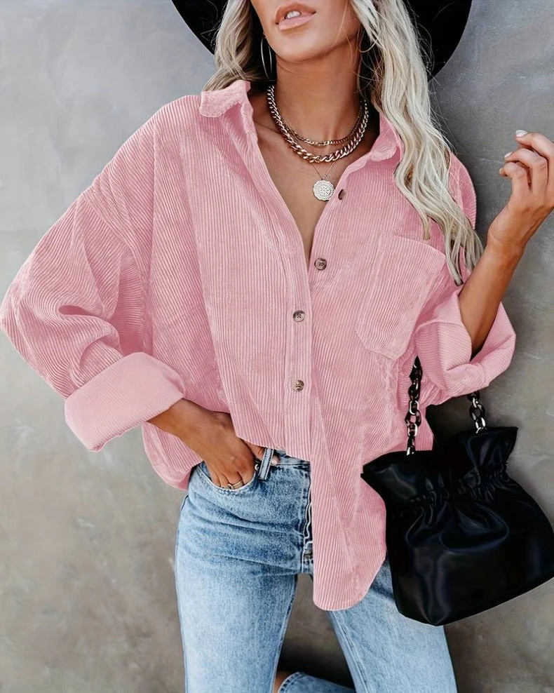 Fabiana® | Women's shirt with vintage collar and button placket - Image 8