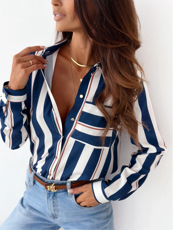 Fabiola® | Blouse Tidy Women'S Blouse With Satin Print - Image 3