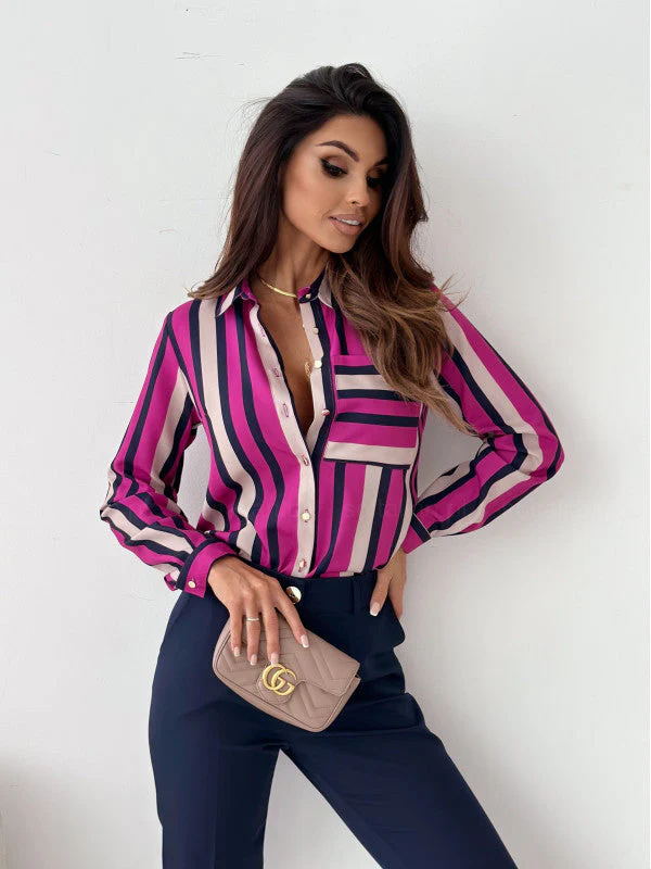 Fabiola® | Blouse Tidy Women'S Blouse With Satin Print - Image 6