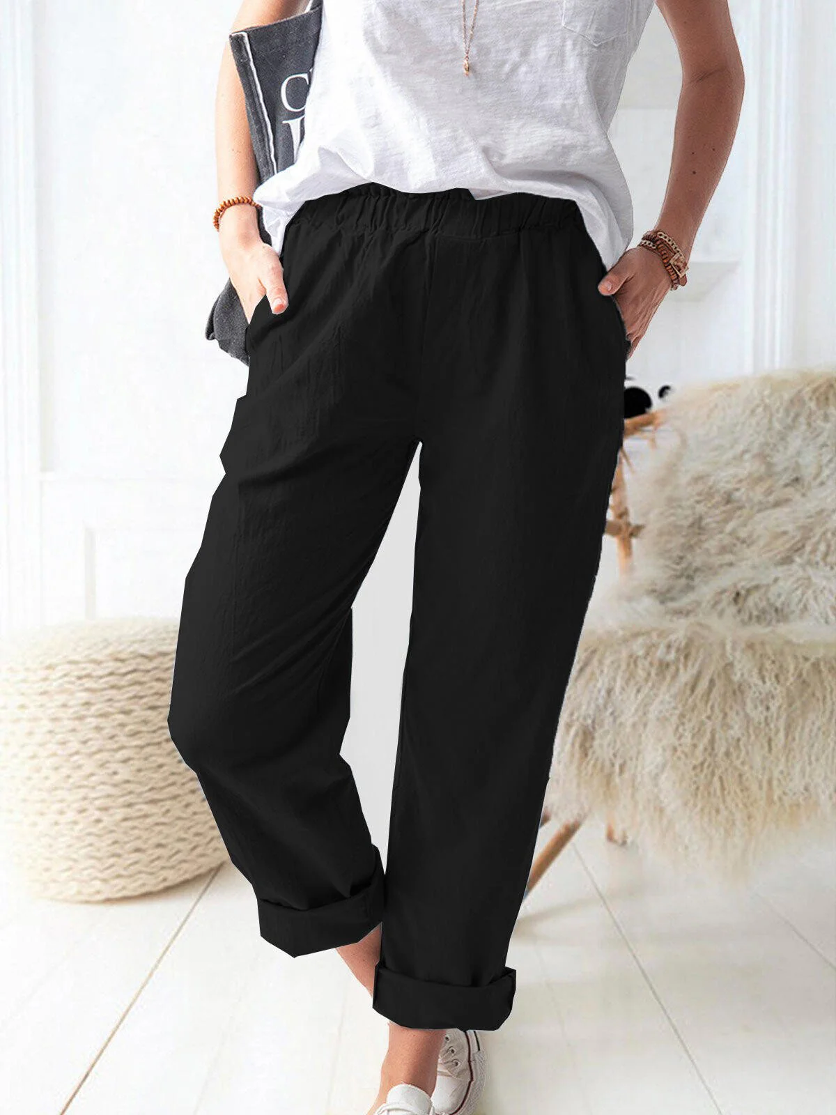 Fátima® | Linen Trousers For Women In A Relaxed Fit