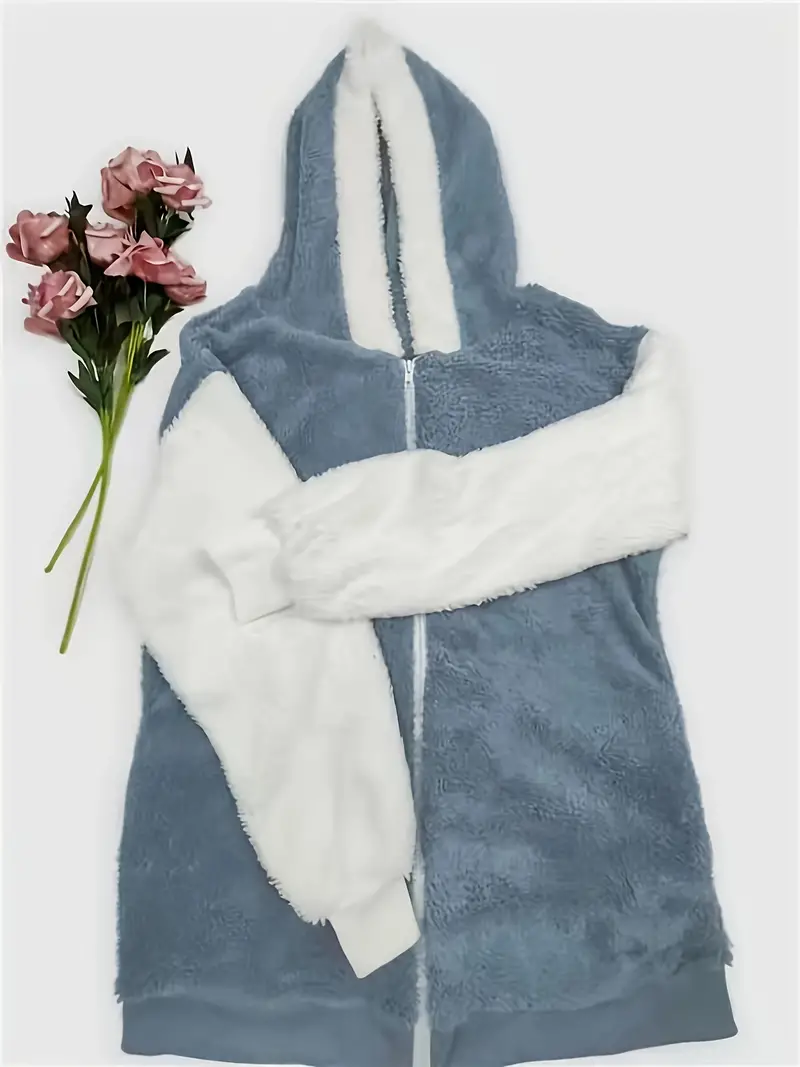 Fatima | Plush hooded cardigan - Image 2