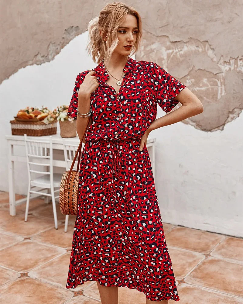 Federica® | Midi Dress With Short Sleeves - Image 6